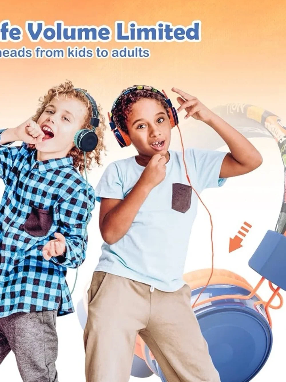 (2) Baseman Kids Headphones
